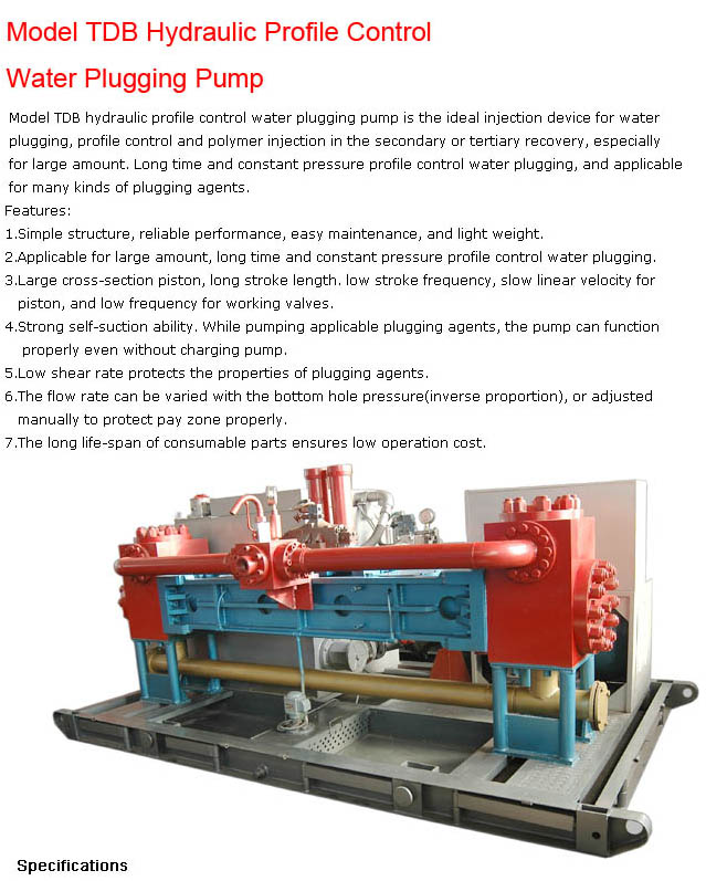 Hydraulic profile control